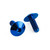 Titanium Heel Plate Bolt Kit Blue