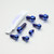 Titanium Heel Plate Bolt Kit Blue