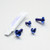 Titanium Heel Plate Bolt Kit Blue