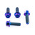 Titanium Heel Plate Bolt Kit Purple Haze