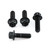 Titanium Heel Plate Bolt Kit Race Spec Black