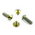 Titanium Heel Plate Bolt Kit Gold