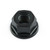 Titanium Flanged Metal Lock Nut M8x(1.25mm) Black