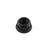 Titanium Flanged Metal Lock Nut Bi-Hex M6x(1.00mm) Black