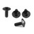 Titanium Number Plate Bolt Kit Black