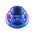 Titanium Flanged Axle Nut M16x(1.50mm) Swingarm Pivot Purple Haze
