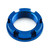 Titanium Flanged Axle Nut M30x(1.00mm) Swingarm Pivot Blue