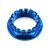 Titanium Flanged Axle Nut M38x(1.50mm) Swingarm Pivot Blue