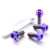 Titanium Pillion Footrest Hanger Bolt Kit DualDrive Purple Haze