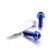 Titanium Pillion Footrest Hanger Bolt Kit DualDrive Blue
