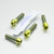 Titanium Pillion Footrest Hanger Bolt Kit Gold