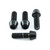 Titanium Pillion Footrest Hanger Bolt Kit Black