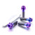 Titanium Pillion Footrest Hanger Bolt Kit DualDrive Purple Haze