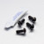 Titanium Pillion Footrest Hanger Bolt Kit Black