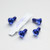 Titanium Pillion Footrest Hanger Bolt Kit Blue
