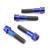 Titanium Pillion Footrest Hanger Bolt Kit Flanged Socket Cap Race Spec Purple Haze