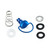 Titanium D-Ring Quick Release Stud 17mm Blue