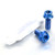 Titanium Rear Brake Caliper Mount Kit DualDrive Blue