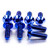 Titanium Rider Footrest Hanger Bolt Kit Blue