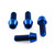 Titanium Rider Footrest Hanger Bolt Kit Blue