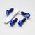 Titanium Rider Footrest Hanger Bolt Kit DualDrive Blue