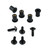 Titanium Screen Kit 5 Bolt Black