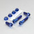 Titanium Subframe Mount Bolt Kit Blue