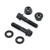 Titanium Subframe Mount Bolt Kit Flanged Socket Cap Race Spec Black