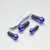 Titanium Top & Bottom Clamp Yoke Pinch Kit Purple Haze