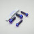 Titanium Top & Bottom Clamp Yoke Pinch Kit Purple Haze