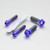Titanium Top & Bottom Clamp Yoke Pinch Kit Purple Haze