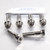 Titanium Top & Bottom Clamp Yoke Pinch Kit DualDrive