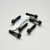 Titanium Top & Bottom Clamp Yoke Pinch Kit DualDrive Black