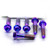 Titanium Top & Bottom Clamp Yoke Pinch Kit Purple Haze