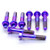 Titanium Top & Bottom Clamp Yoke Pinch Kit Purple Haze
