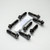 Titanium Top & Bottom Clamp Yoke Pinch Kit Black