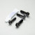 Titanium Top & Bottom Clamp Yoke Pinch Kit Black