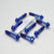 Titanium Top & Bottom Clamp Yoke Pinch Kit Race Spec Blue