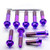 Titanium Top & Bottom Clamp Yoke Pinch Kit Purple Haze