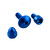 Aluminium Reservoir Mount Bolt Kit Front Brake Blue