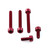 Aluminium Fuel Cap Bolt Kit Red