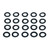 M10 Nylon Washers Pack x20 Black