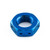 Titanium Drilled Nut M14x(1.25mm) Blue