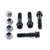 Stainless Steel Subframe Mount Bolt Kit Flanged Socket Cap Race Spec Black