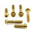 Stainless Steel Top & Bottom Yoke Pinch Set Gold
