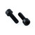Aluminium Water Bottle Cage Bolts M5x(0.80mm)x16mm Parallel Head Socket Cap Pack x2 Black