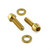 Stainless Steel Cycle Caliper Kit M6x(1.00)x20mm Tapered Socket Cap & Washers Gold