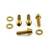 Stainless Steel Cycle Caliper Kit M6x(1.00)x20mm Tapered Socket Cap & Washers Gold