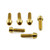 Stainless Steel Stem Bolt Kit M6x(1.00mm)x20mm Tapered Socket Cap Gold