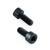 Titanium Crank Arm Pinch Bolts M5x(0.80mm)x15mm Parallel Socket Cap - Pack x2 Black